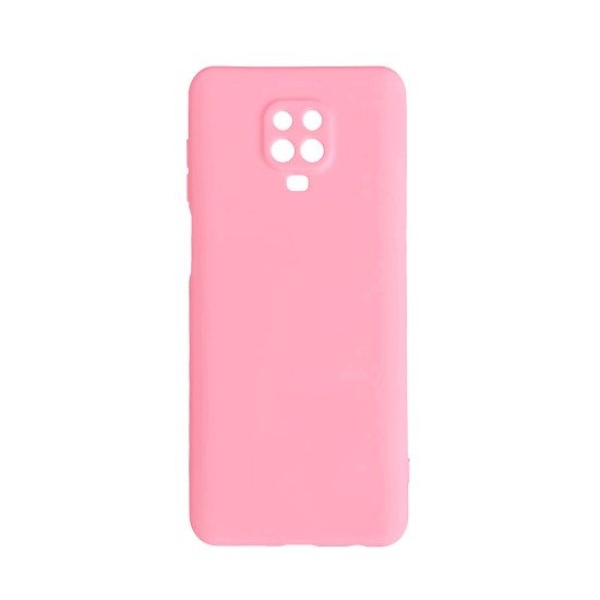 Capa de Silicone para Xiaomi Redmi Note 9S/Note 9 Pro Rosa